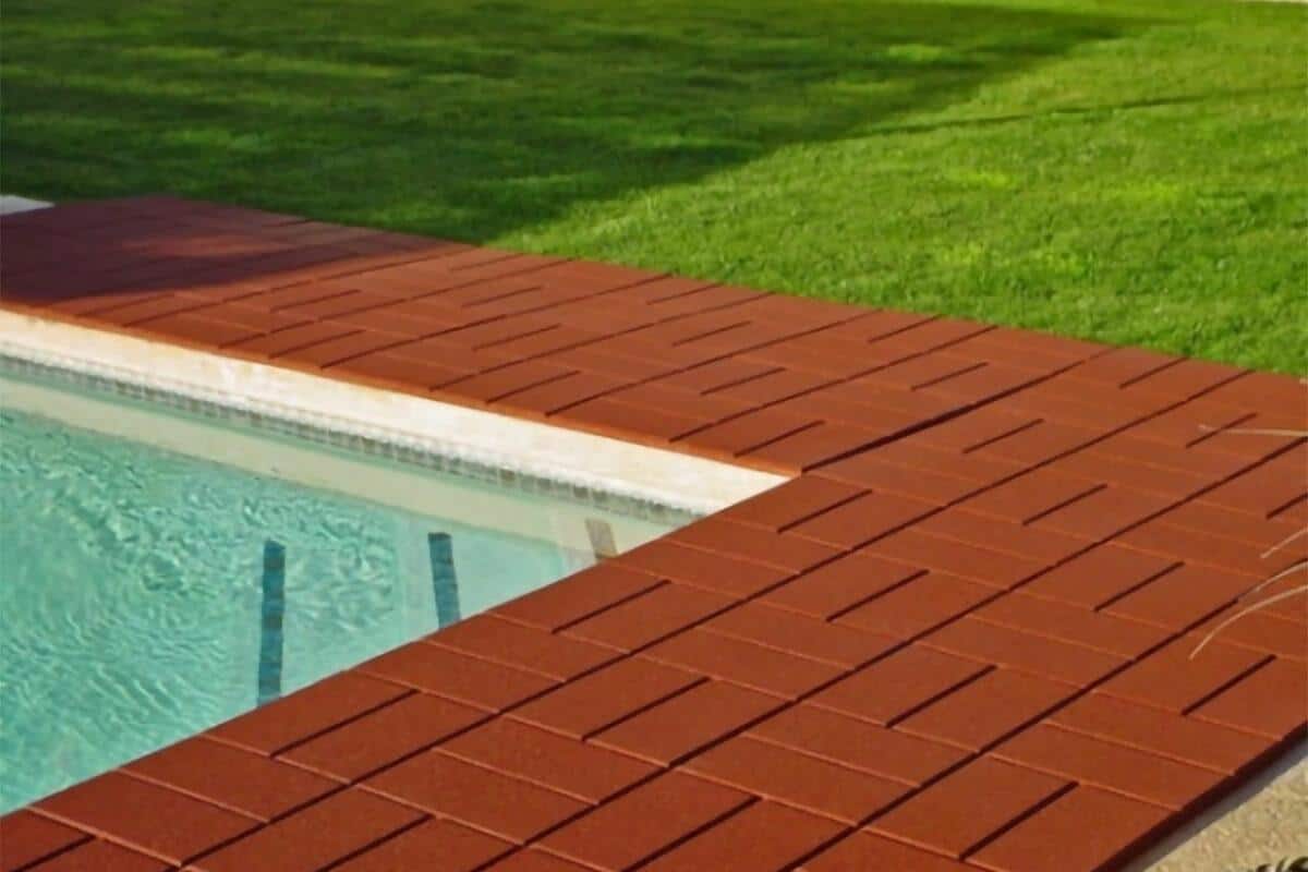 rectangular-rubber-paving-pool Rectangular Rubber Paving