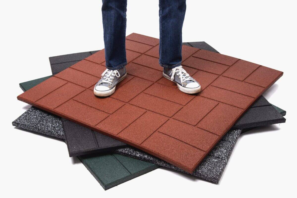 outdoor-premium rubber flooring for sale
